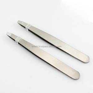 Juego de 2 Pinzas para Mujer y Hombre - Pinzas Inclinadas de Acero Inoxidable para Depilación, Perfectas para Cejas, Profesionales 2026 - Product Image 2