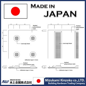 Dalles de sol tactiles en acier inoxydable et durables, fabriquées au Japon - Product Image 5