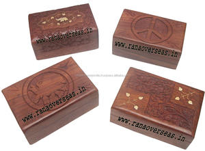 Caja decorativa y organizador con Diseño Artesanal, artículos y accesorios personales - Product Image 4