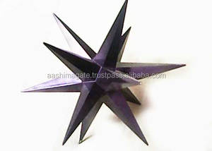 Étoile de Merkaba à 12 pointes en améthyste |   Étoile de Merkaba à 12 pointes en Agate Améthyste en gros pour la guérison - Product Image 2