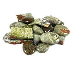 23 Piezas de Ágata Natural Laguna Lace, 100 g, Mezcla de Cabujones de Piedras Preciosas para Joyería - Product Image 4