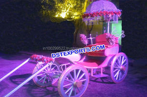Carruaje de Cenicienta de nuevo diseño, carro de caballos de Cenicienta de calabaza, fabricante de Buggy para boda india - Product Image 3