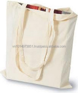 À la mode robuste coton poignée fermeture à glissière toile sac fourre-tout étanche personnalisable impression pour faire du shopping avec Logo personnalisé - Product Image 2