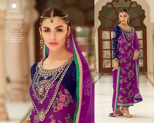ชุดปากีสถาน Shalwar Kameez สำหรับผู้หญิง,ชุดปากีสถานแบบลำลองคอลเลกชันสนามหญ้าปี1/3 - Product Image 4