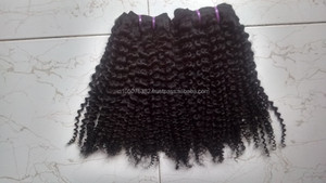 Virgen R.S.D Extensiones de cabello rizado grueso indio - Product Image 4