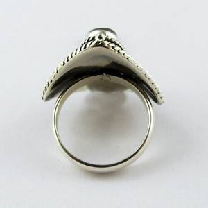 Royal Look-Anillo de Plata de Ley 925 con gema labradorita, joyería artesanal - Product Image 5