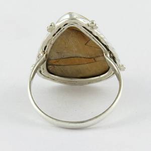 Anillo de plata de primera ley con forma de pera para mujer, sortija, plata esterlina 925, plata esterlina 925, Estilo clásico - Product Image 4