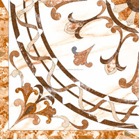 Carreaux de céramique émaillés en porcelaine noire métallique moderne pour sol et mur, certifiés CE, avec texture imitation pierre