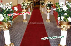 เสาไม้แกะสลักงานแต่งงาน เสาเวทีงานแต่งงานดีไซน์เนอร์ เสาไม้ดีไซน์ใหม่ล่าสุดสำหรับงานแต่งงาน - Product Image 3