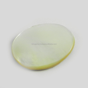 Mère De Perle Ovale Cabochon, 18x23mm - Product Image 1