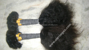 Cheveux indiens Deep Wave, 100% cheveux vierges bruts, belle vague beauté cheveux tissage cheveux indiens en vrac cuticule alignée cheveux crus en vrac - Product Image 3