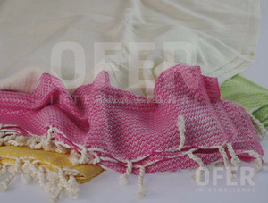 HAYAL PESHTEMAL Serviette de plage Fouta turque Serviettes Pestemal, Serviettes Hamam Vente en gros Couverture en coton bambou Collection arc-en-ciel - Product Image 2
