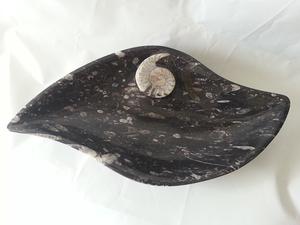 อ่างหินอ่อนรูปทรงแอมโมไนต์ 50x40 ซม. รูปทรงพิเศษสำหรับห้องน้ำ ประหยัดพื้นที่สำหรับสถานีล้างหน้า - Product Image 3