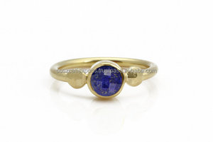 แหวนอัญมณีมีค่าสีเงินสำหรับวันเกิด Lapis Lazuli September - Product Image 4