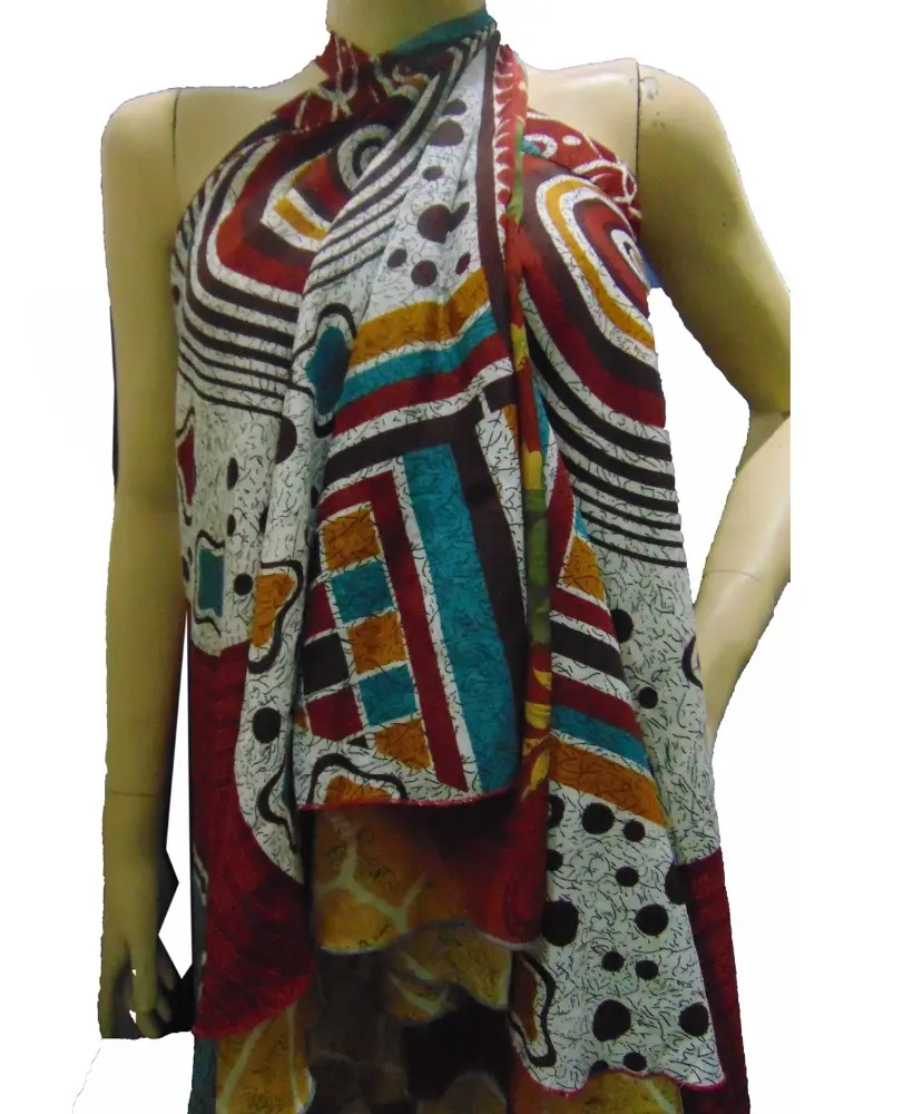 Falda larga de algodón para mujer, falda étnica con estampado Floral indio, Rapron