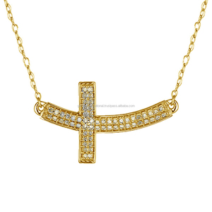Collar de cadena de eslabones de oro amarillo de 18k, joyería fina hecha a mano con diamantes de pavé Natural, fabricante y proveedor - Product Image 1