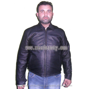 Genuine <b>Leather</b> <b>Men's</b> Brando <b>Jackets</b>-Eco-Friendly Thick Streetwear - Product Image 3