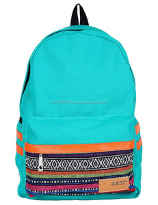2015 modèle le plus chaud sac à dos scolaire de haute qualité avec impression colorée motif élégant doublure en polyester - Product Image 2
