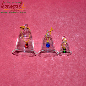 Ornements de cloche en verre soufflé à la main, décorations d'arbre de Noël de taille personnalisée, boules suspendues de vacances uniques pour la maison ou les cadeaux - Product Image 6