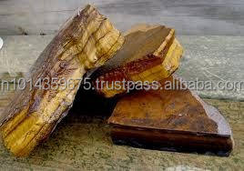 Pierre brute naturelle œil de tigre jaune de mines directes - Product Image 3