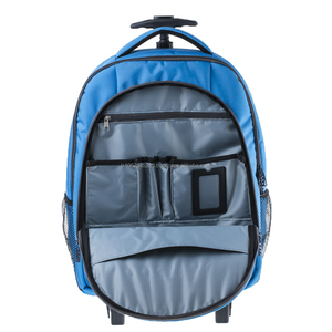 Mochila de negocios con logotipo personalizado, correa de asa de tela de poliéster impermeable, bandolera multibolsillo para portátil de 13, 14 y 16 pulgadas - Product Image 2