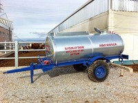 Citerne à eau en acier inoxydable avec roues 4x2 Diesel Neuve pour les fermes