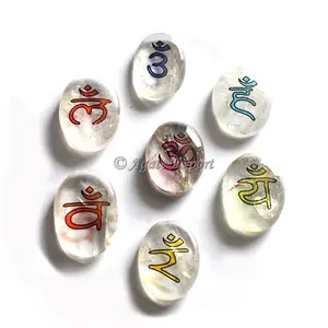 Seven Chakra <b>Crystal</b> Quartz Printed <b>Set</b> - Product Image 1