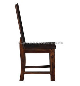 Chaise de salle à manger en bois de manguier massif de super qualité Mobilier de maison fini en teck Pratique et pratique pour la cuisine - Product Image 6