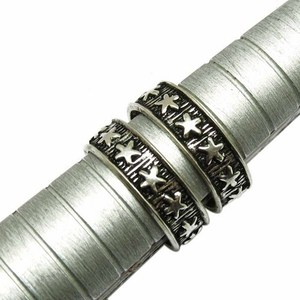 Bague de pied indienne en argent sterling 925 oxydé, motif étoile, bijoux Shri Ashapura, style bohème, religieux hindou - Product Image 6