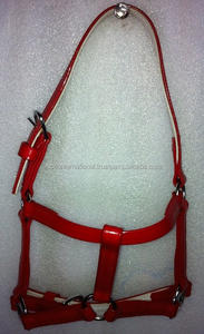 Licou de cheval en cuir véritable, équipement de course confortable, accessoires équestres, noir, marron, personnalisé, léger, durable - Product Image 4