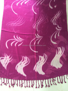 ผ้าคลุมไหล่ผ้า Pashmina สำหรับผู้หญิงทำมือวาดเองดีไซน์ใหม่ - Product Image 4
