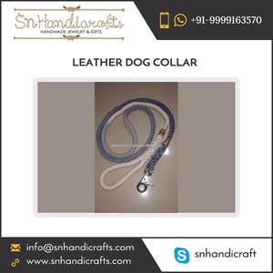 Collier pour chien en cuir fabriqué à la main, fabrication d'usine, vente en gros, prix bas - Product Image 1