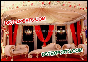 Sofá Italiano de Dos Plazas para Novios, Diseño Moderno, Sofá de Madera Tallada para Bodas Asiáticas, Decoración para Eventos en EE. UU. - Product Image 2