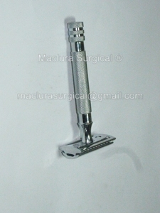 Maç iii jilet ve herhangi bir standart fırça için Deluxe krom jilet ve fırça standı