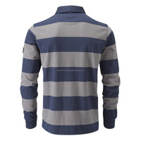 T-shirt pour homme en jersey 100% coton de haute qualité, rayé, manches longues, écologique, anti-rides, respirant, logo personnalisé, service OEM