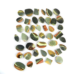 43 Uds. Imperial Jasper 100gms cabujón de piedras preciosas naturales ingredientes de joyería sueltos para diseños creativos IG2043 Mix - Product Image 2
