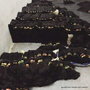 Cheveux humains non Remy en vrac à double tirage Vague indienne et matière première droite naturelle pour le marché chinois - Product Image 2