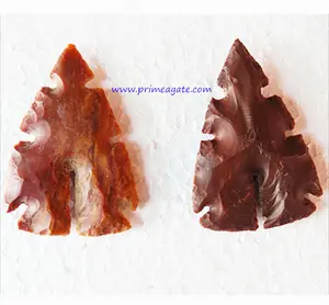 Latest 4 Sided Nodge Inside Cross Arrowhead | Handmade Agate Arrowheads | Prime Agate Exports | India