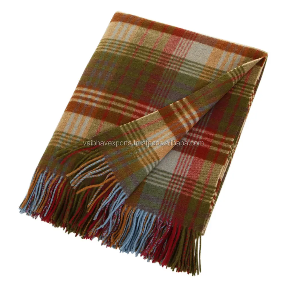 Plaid Wool Blankets made from Pure Wool for every age group