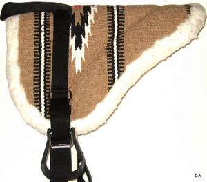 QUIERE VENDER Flag Bare Back Pads Saddle pad Horse EN DÓLARES 6 SIZE full COB Shetland - Product Image 3