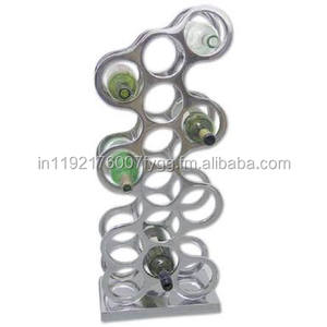 Piquets à vin modernes en aluminium, support mural, supports à vin en métal, vente en gros - Product Image 6