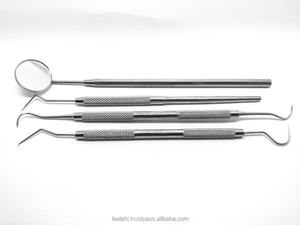 Juego de 4 Herramientas de Acero Inoxidable para Eliminar la Placa Dental, Raspadores de Sarro y Palillos Dentales, Espejo Bucal, Herramienta de Limpieza - Product Image 6