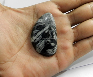 หินโมราเบญจมาศธรรมชาติ50X31มม. Cabochon 102.15 Cts อัญมณีหลวมสำหรับทำเครื่องประดับ - Product Image 3