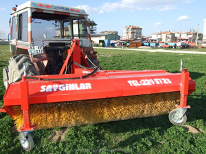 Nouvelle balayeuse de rue de construction de la Turquie balayeuse de route montée par tracteur de seau - Product Image 6