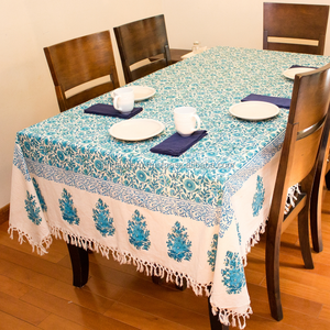 Camino de mesa de algodón de gran tamaño a un precio asequible Mantel de diseño liso Logotipo y tamaño personalizados en la India - Product Image 3