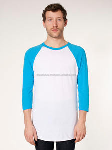 T-shirts OEM personnalisés à manches raglan et en jersey respirant de grande taille pour hommes avec logo à l'avant - Product Image 5