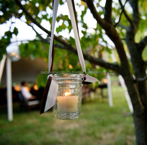 Mason Jar Lanterns, Small Decorative Candle Mason Jar , Hanging Mason Jar Lantern