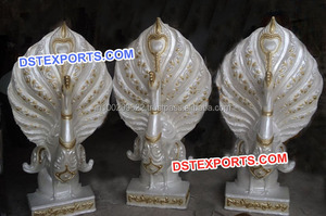 งานแต่งงานAislewayเสากับGaneshaชุดงานแต่งงานเงินแกะสลักGaneshaเสางานแต่งงานทางเดินคอลัมน์ขนาดเล็กเสา - Product Image 6