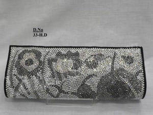 Lowellcraft Satin Geometric Hand Clutch <b>Purse</b> - Product Image 4