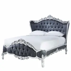 Moderna Estructura de Cama Francesa de Madera con Tallado Indonesio, Muebles de Dormitorio, Estilo de Cama de Pared, Plegable y con Almacenamiento Conveniente - Product Image 1